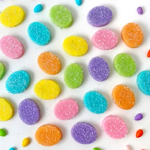 Mini Easter Sugar Eggs – Marzipan Bonbons, Hostess Gift, Easter Baskets